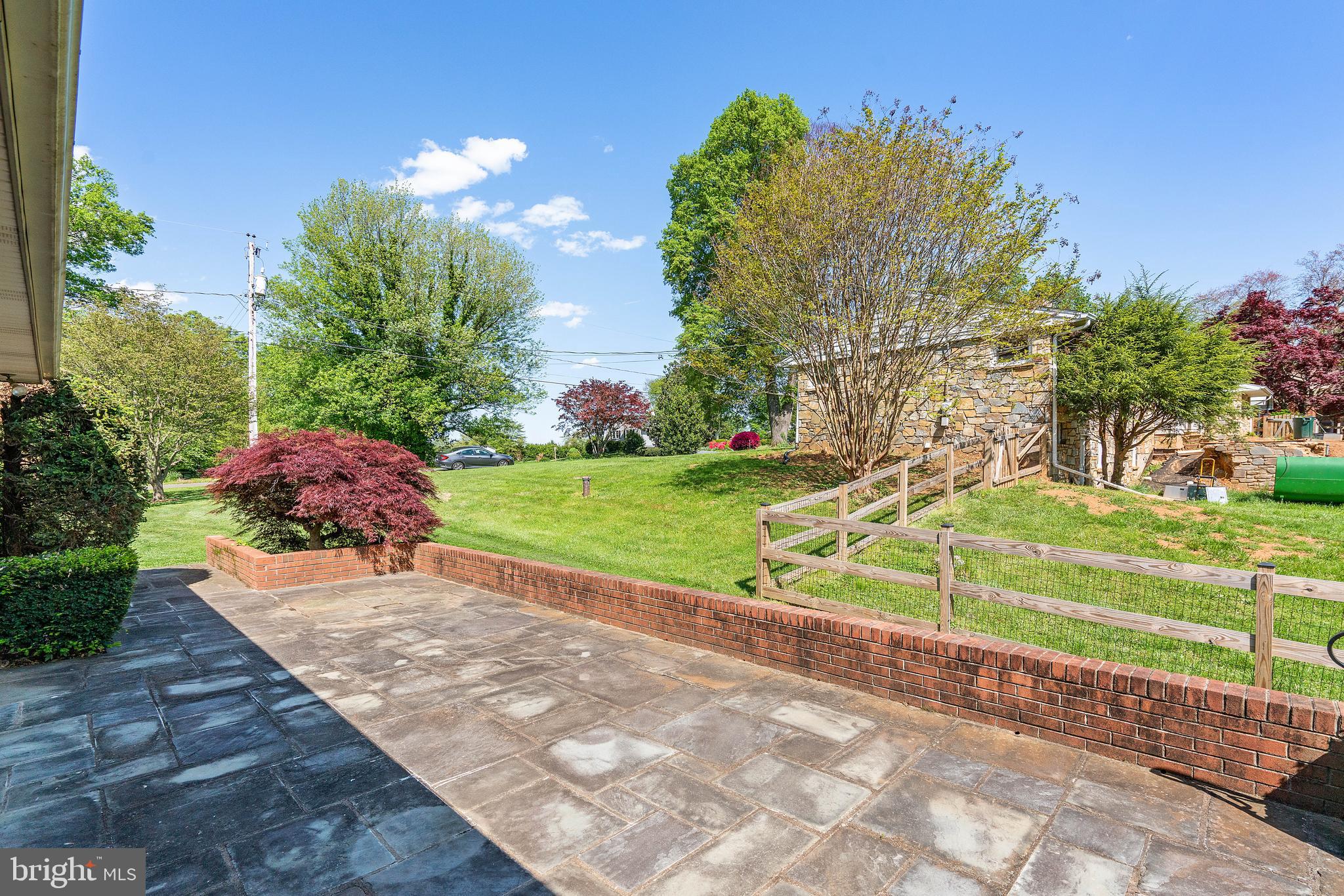 Rear patio