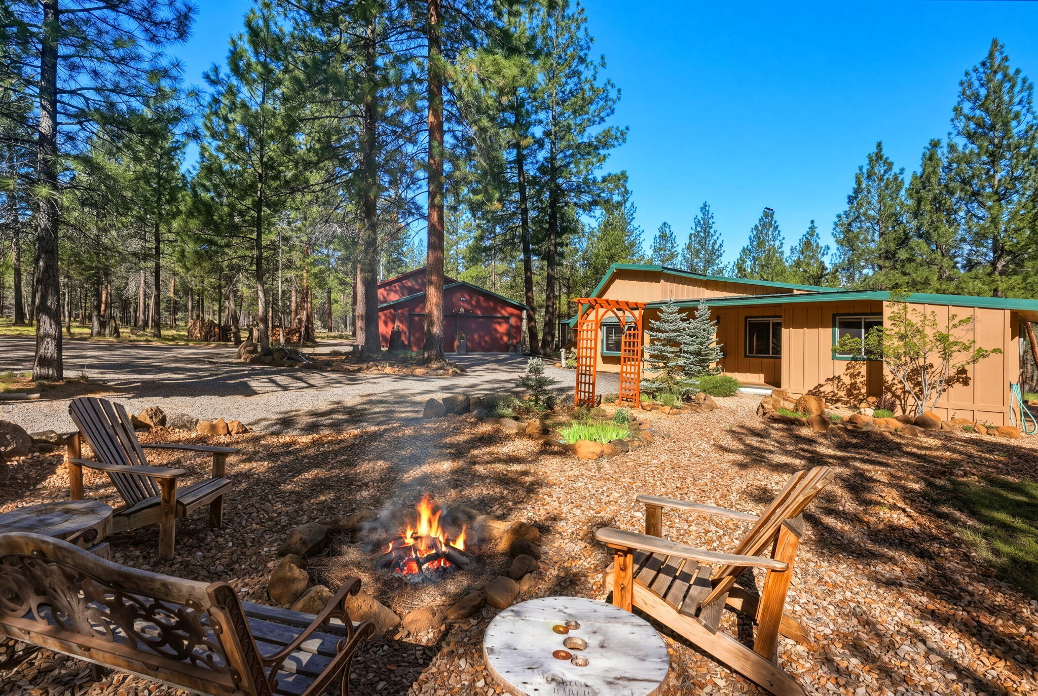 15020 Remuda Road Sisters, OR 97759 - Photo 4 of 61 Outdoor Fire Pit Area
