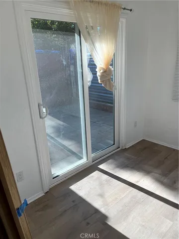 a view of an entryway door