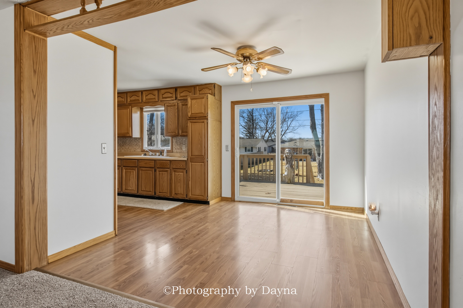 316 South 4000 West Road Kankakee, IL 60901 - Photo 6 of 29 a view of an empty room with window and wooden floor