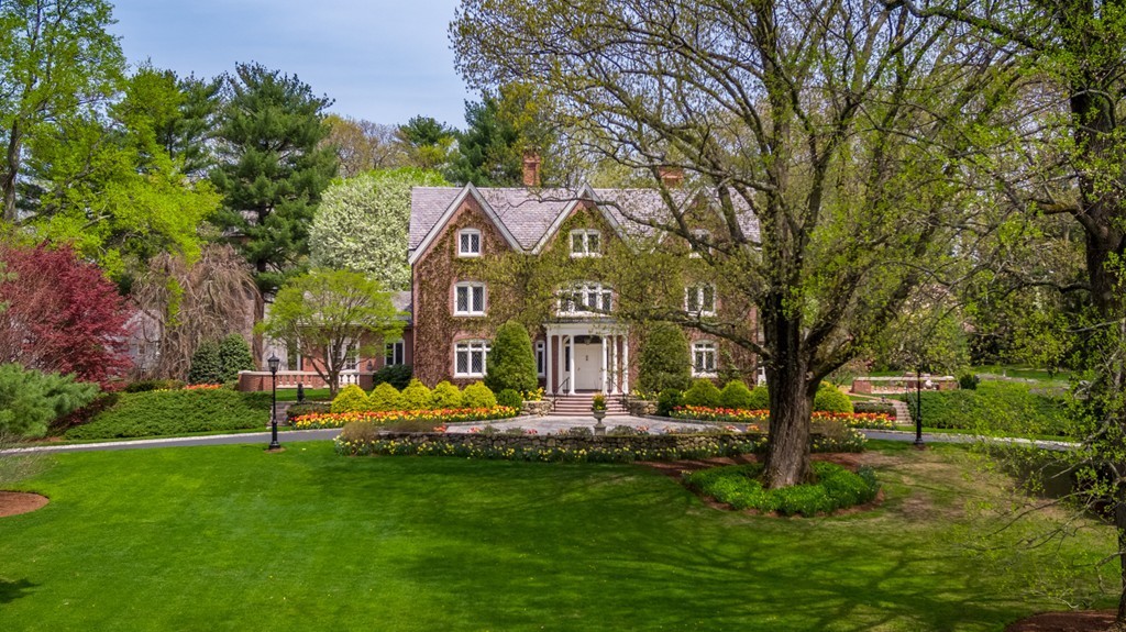 2 Laxfield Road Weston, MA 02493 - Photo 29 of 30 a front view of a house with garden