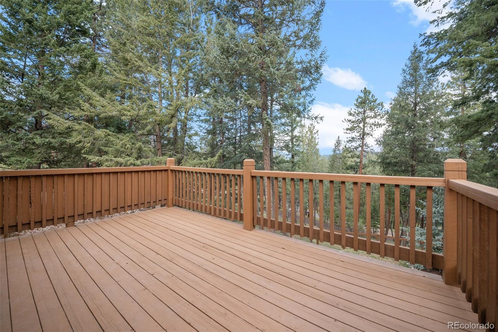 27711 Moffat Road Evergreen, CO 80439 - Photo 26 of 30 a view of wooden deck