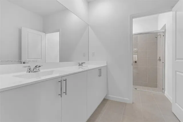 a view of a hallway with an empty space