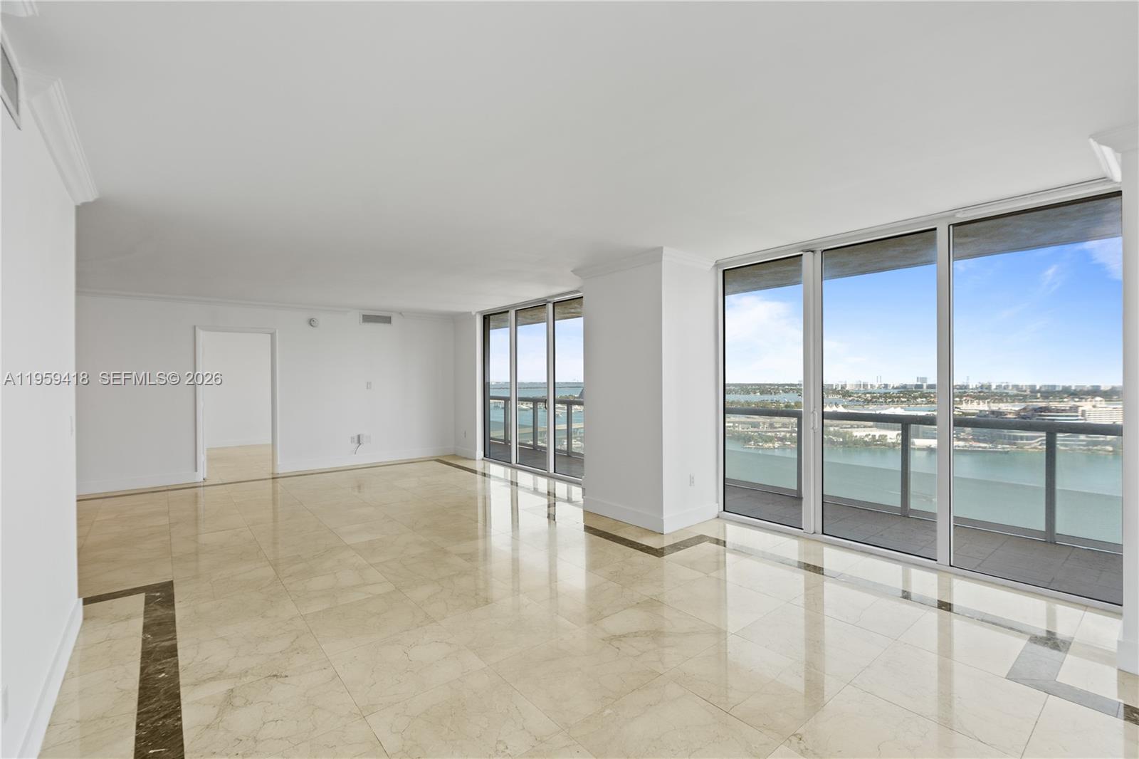 50 Biscayne Boulevard, Unit 3010 Miami, FL 33132 - Photo 11 of 50 a view of an empty room with a window