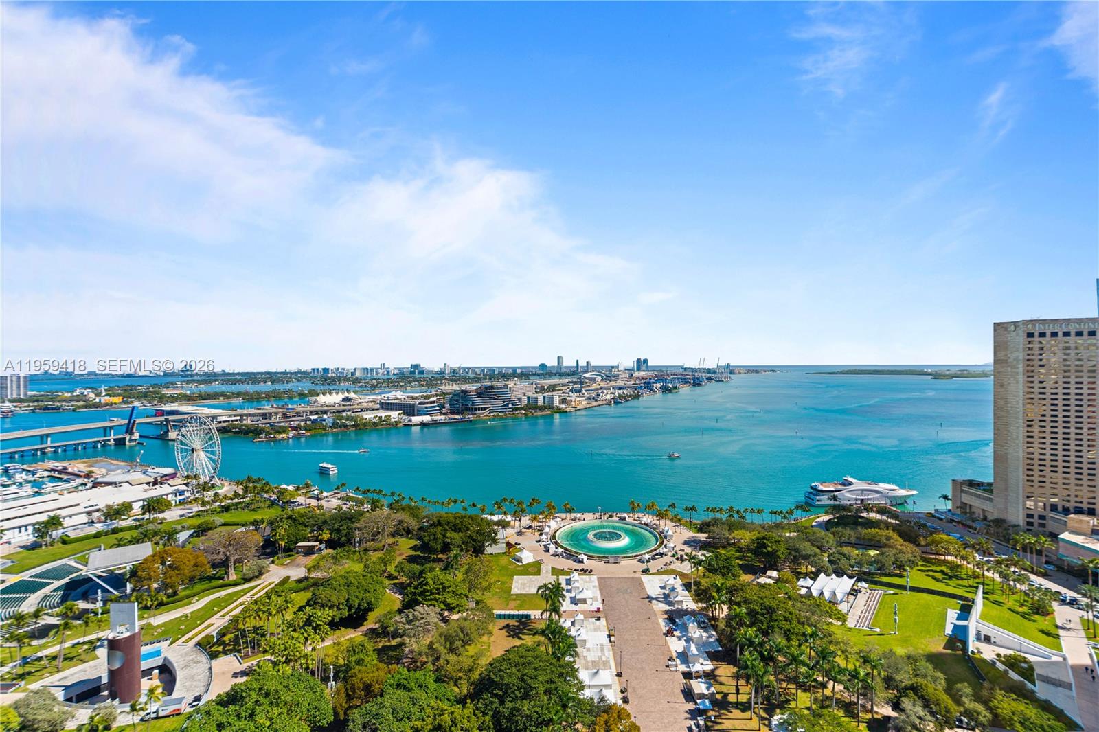 50 Biscayne Boulevard, Unit 3010 Miami, FL 33132 - Photo 2 of 50 a view of a lake with a city