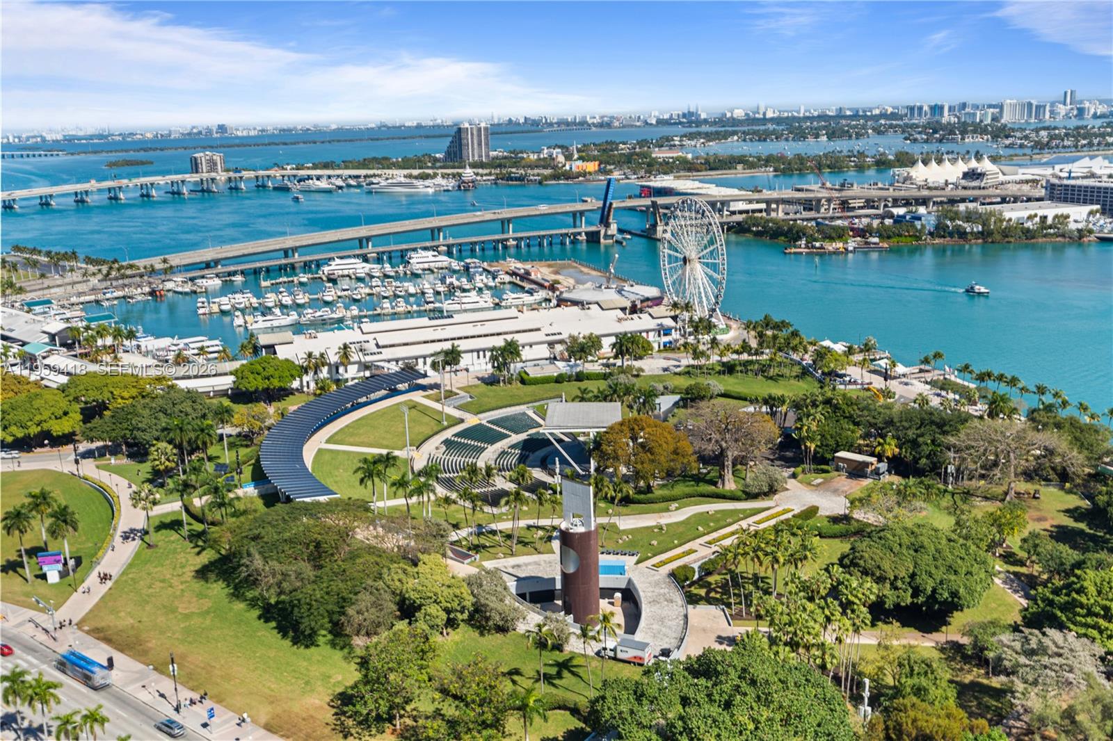 50 Biscayne Boulevard, Unit 3010 Miami, FL 33132 - Photo 3 of 50 an aerial view of a house with a lake view
