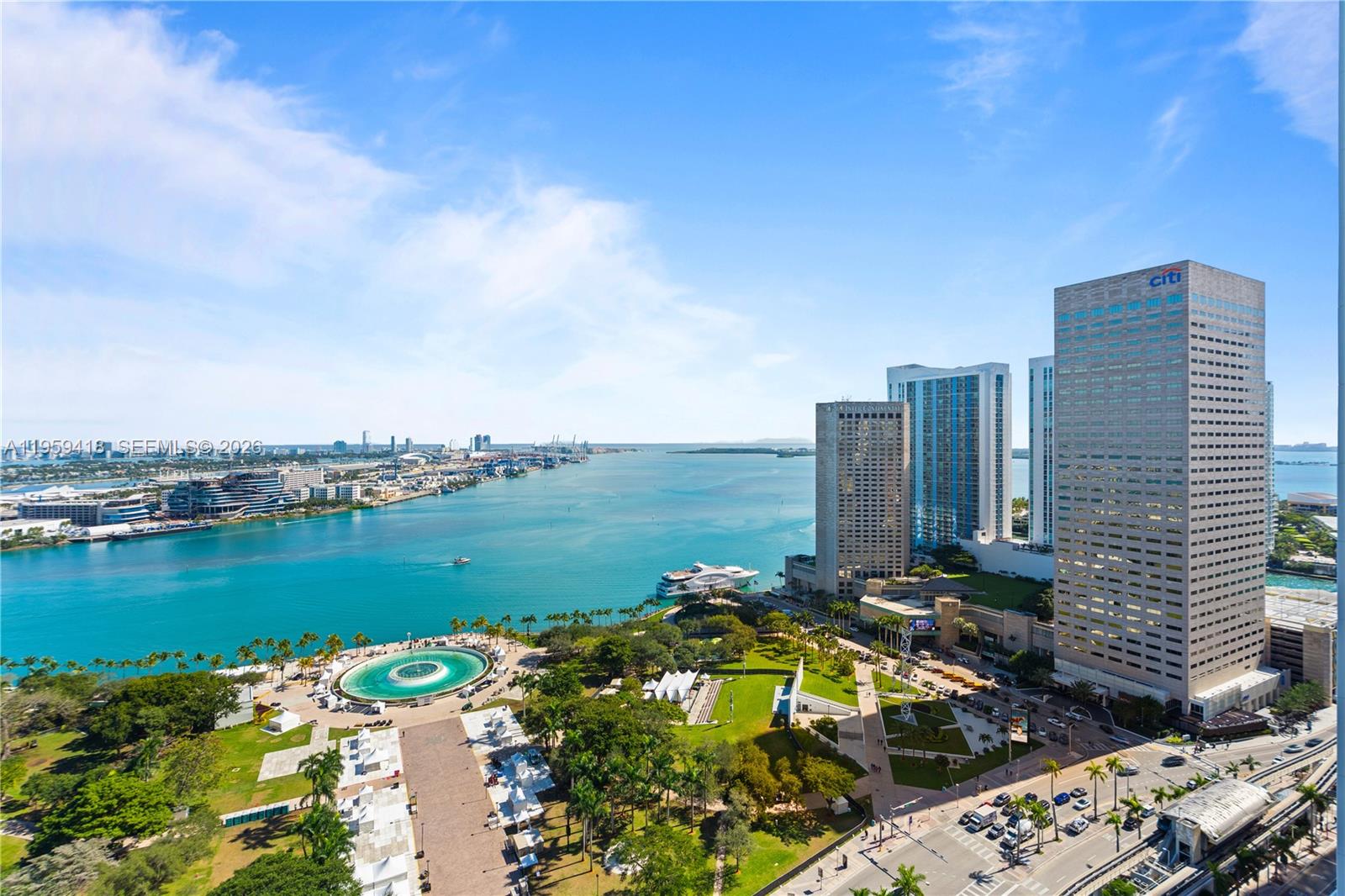 50 Biscayne Boulevard, Unit 3010 Miami, FL 33132 - Photo 6 of 50 a view of a city with an ocean view