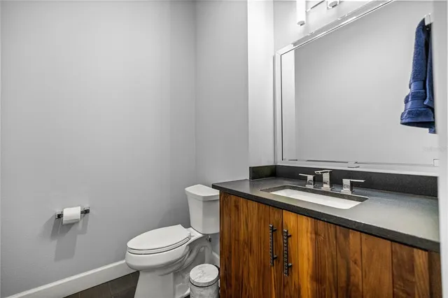 a view of a hallway with seating area