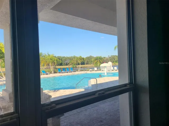 a view of sky from window