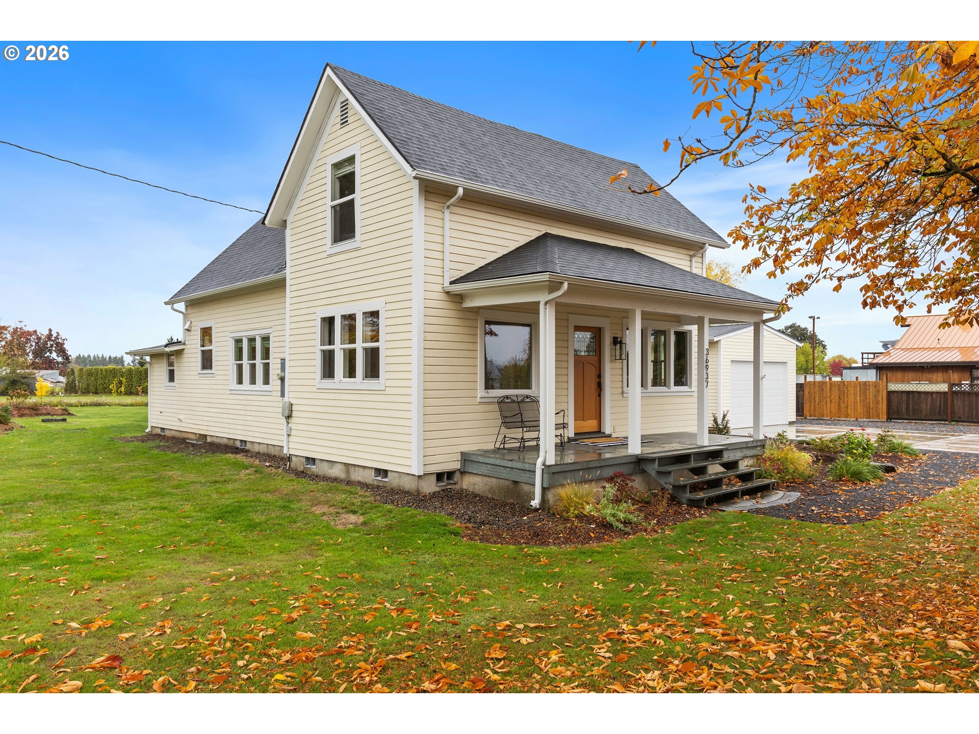 36937 Highway 213 Mount Angel, OR 97362 - Photo 28 of 43 a view of a house with a yard