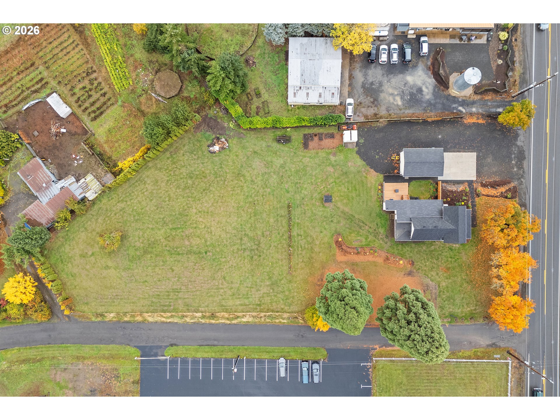 36937 Highway 213 Mount Angel, OR 97362 - Photo 37 of 43 an aerial view of a houses with swimming pool