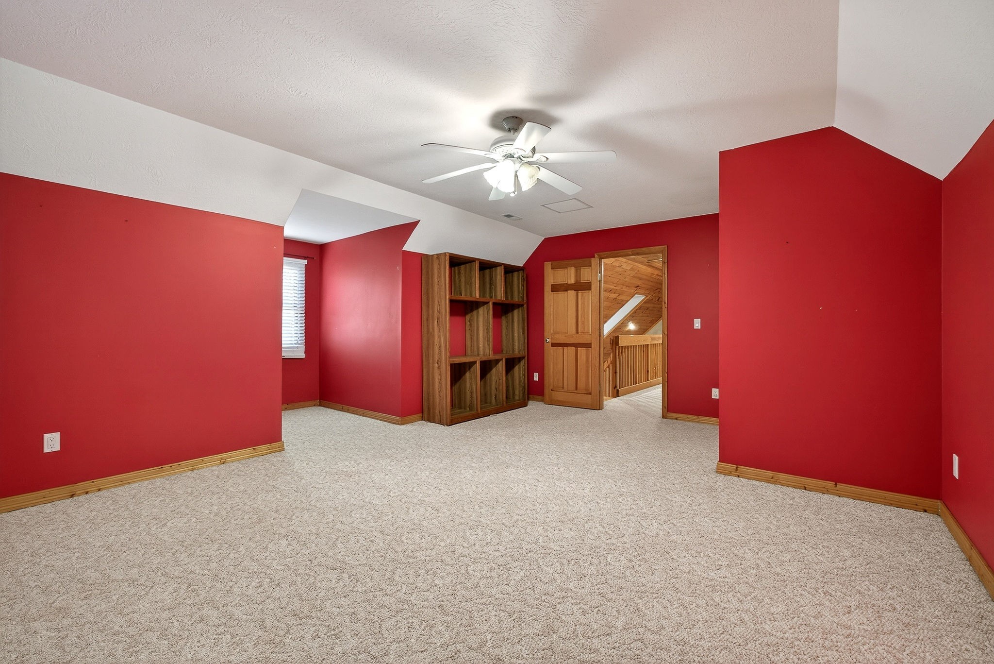 1011 Low Gap Road Sparta, TN 38583 - Photo 28 of 76 a view of an empty room with window and chandelier fan