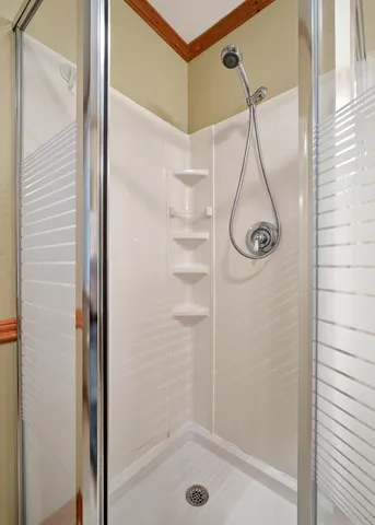 a view of wooden deck