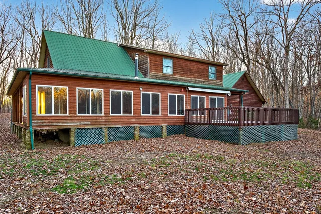 a view of a building with a street