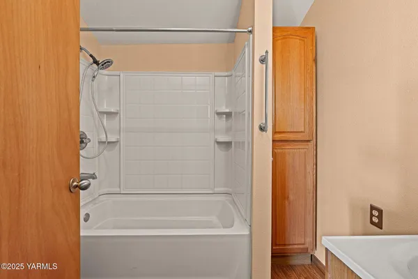 a room with storage and utility