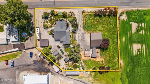 a view of a city with an ocean