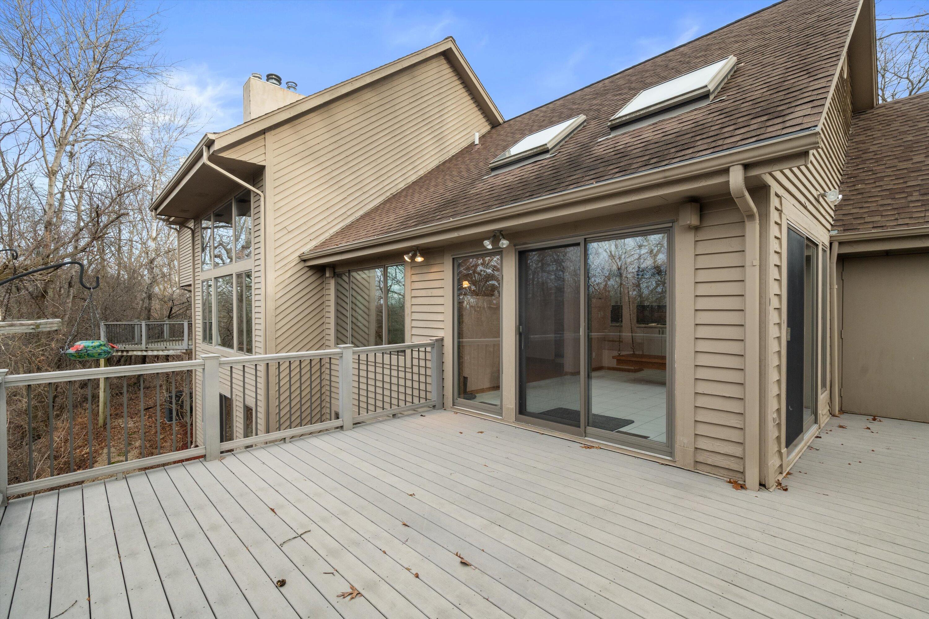 1249 North Lost Woods Road Summit, WI 53066 - Photo 43 of 79 Deck off Sunroom
