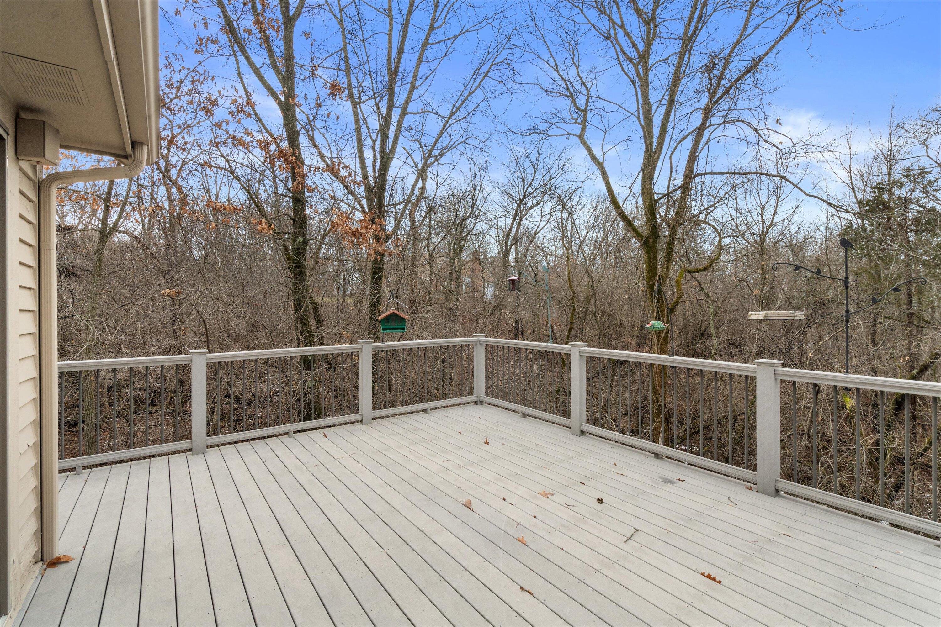 1249 North Lost Woods Road Summit, WI 53066 - Photo 44 of 79 Deck off Sunroom