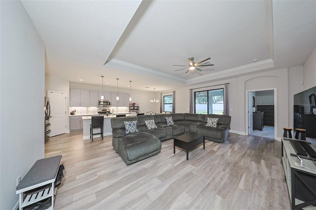 130 Azul Drive Seffner, FL 33584 - Photo 10 of 47 a living room with furniture and a flat screen tv