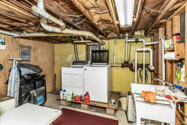 a view of storage and utility room