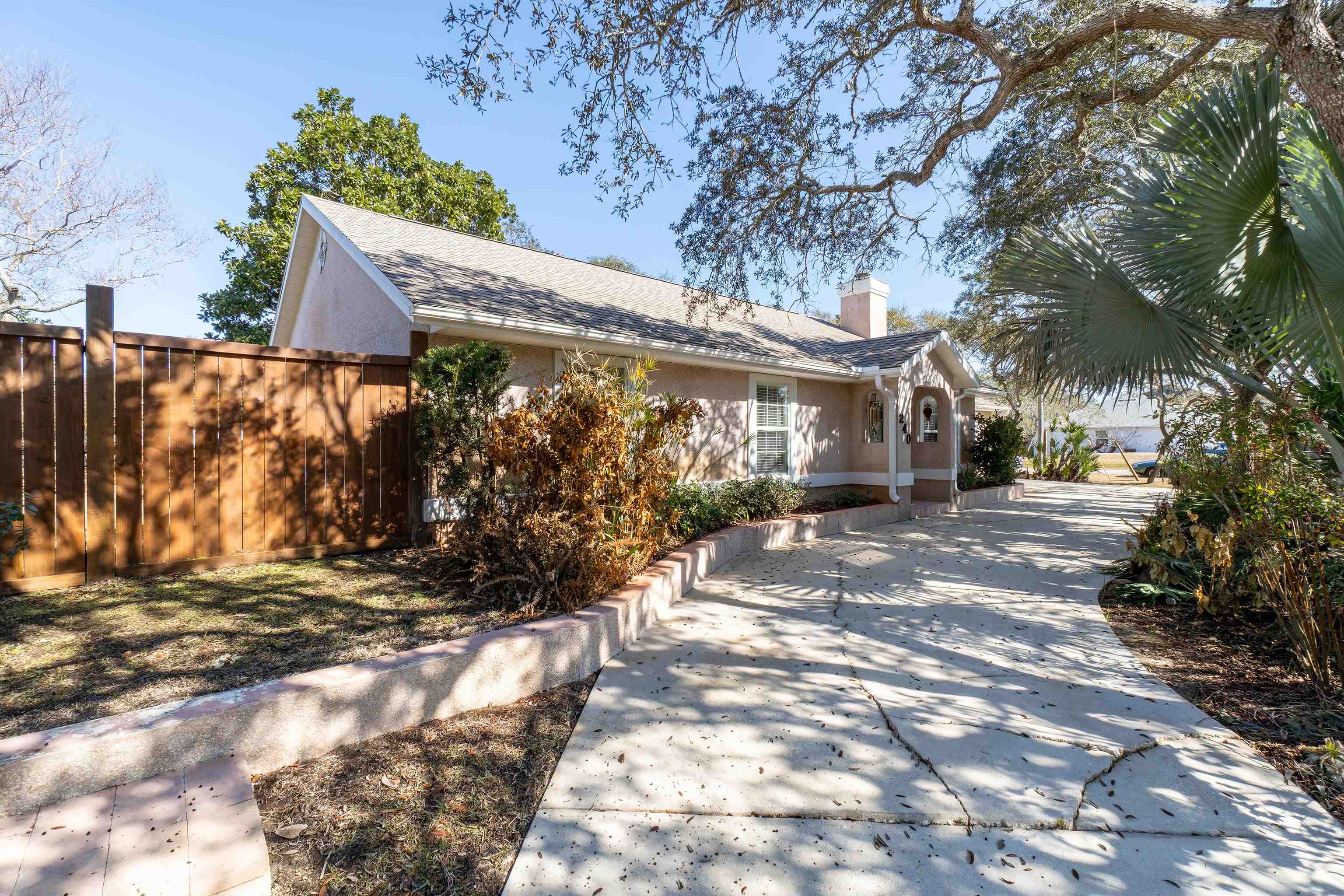 240 Micklers Road St. Augustine, FL 32080 - Photo 24 of 74 a view of a house with a yard