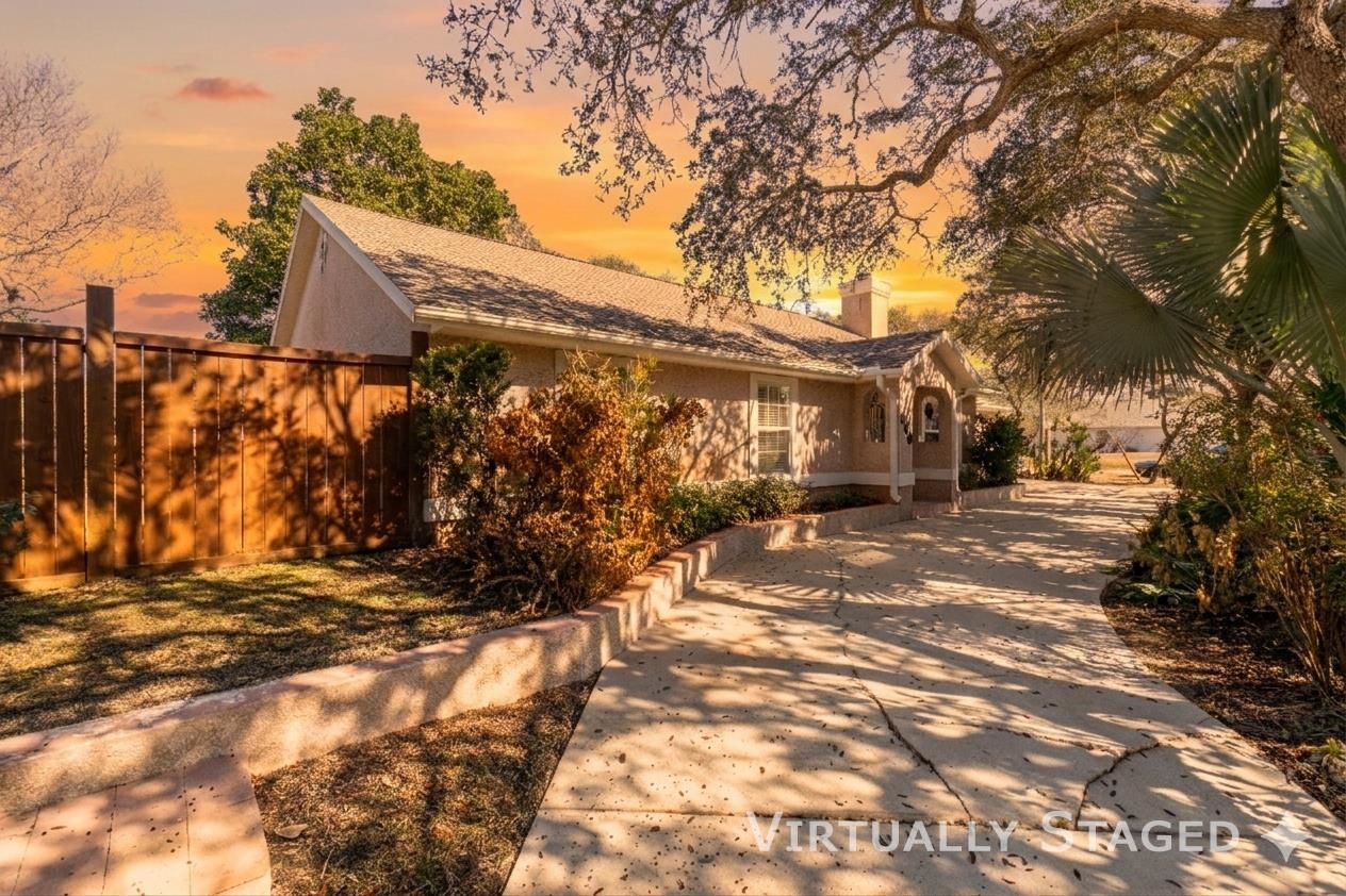 240 Micklers Road St. Augustine, FL 32080 - Photo 69 of 74 a view of a yard with wooden fence