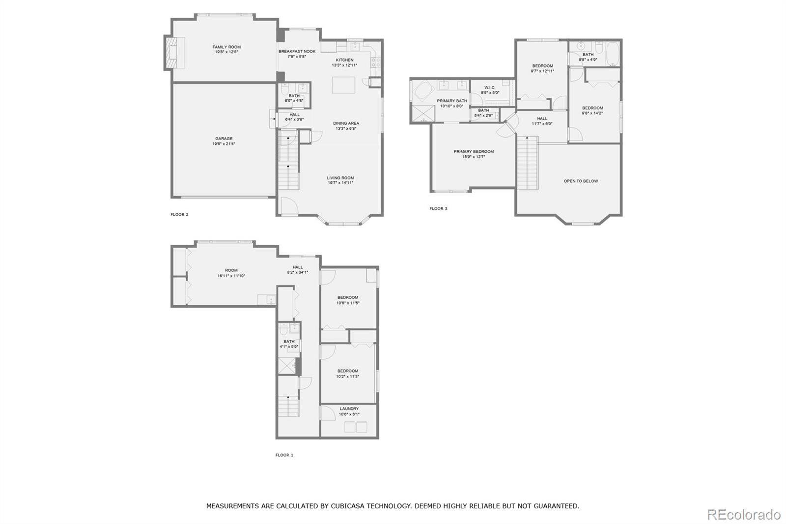 6222 Yale Drive Highlands Ranch, CO 80130 - Photo 32 of 32 a picture of floor plan