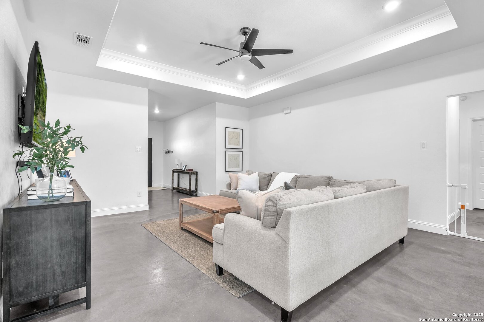 348 Fawn Drive Spring Branch, TX 78070 - Photo 16 of 50 a living room with furniture and a potted plant