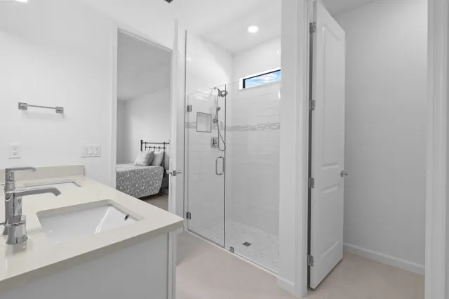 a view of a rack on the wall