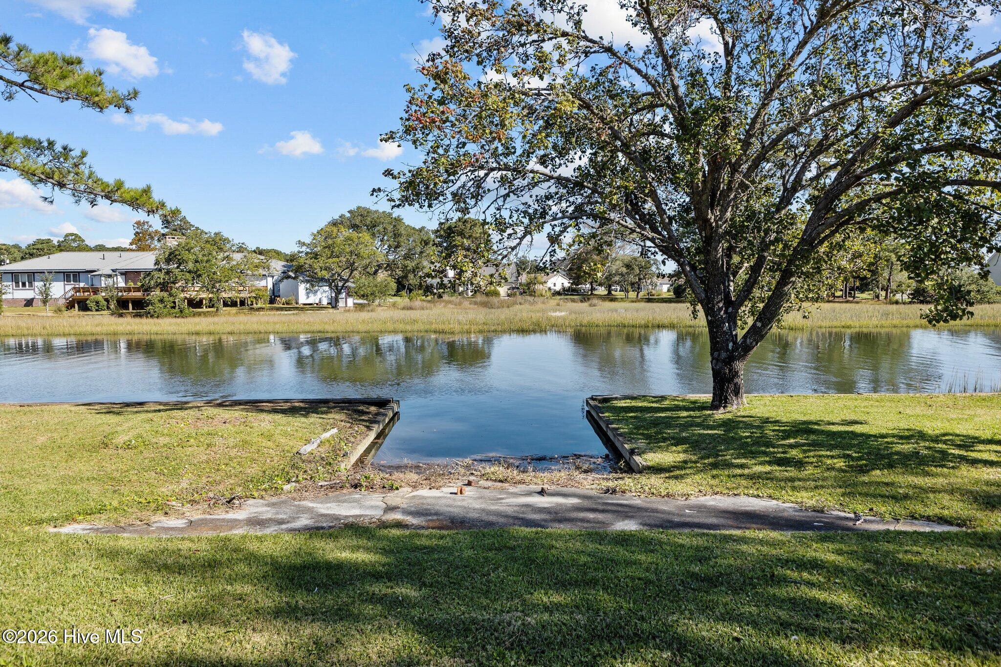 180 Wallace Road Beaufort, NC 28516 - Photo 1 of 45 Back yard on water canal