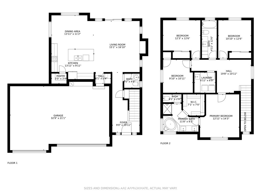 17839 Southeast 128th Street Renton, WA 98059 - Photo 2 of 35 a picture of a floor plan