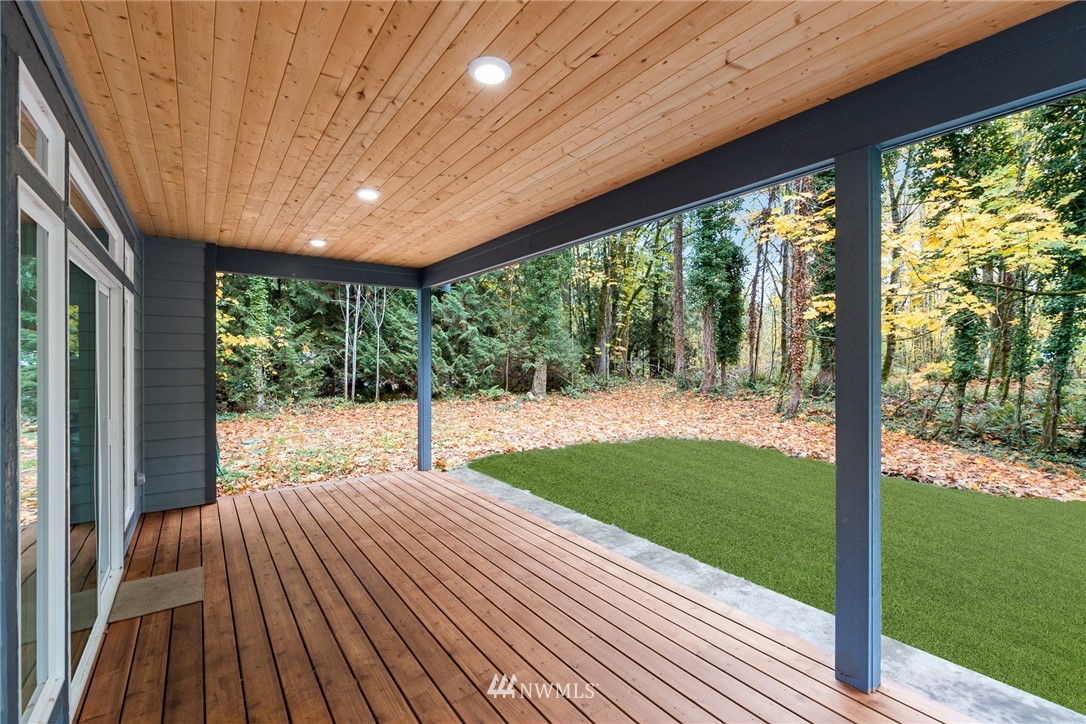 17839 Southeast 128th Street Renton, WA 98059 - Photo 27 of 35 a view of porch with a floor to ceiling window