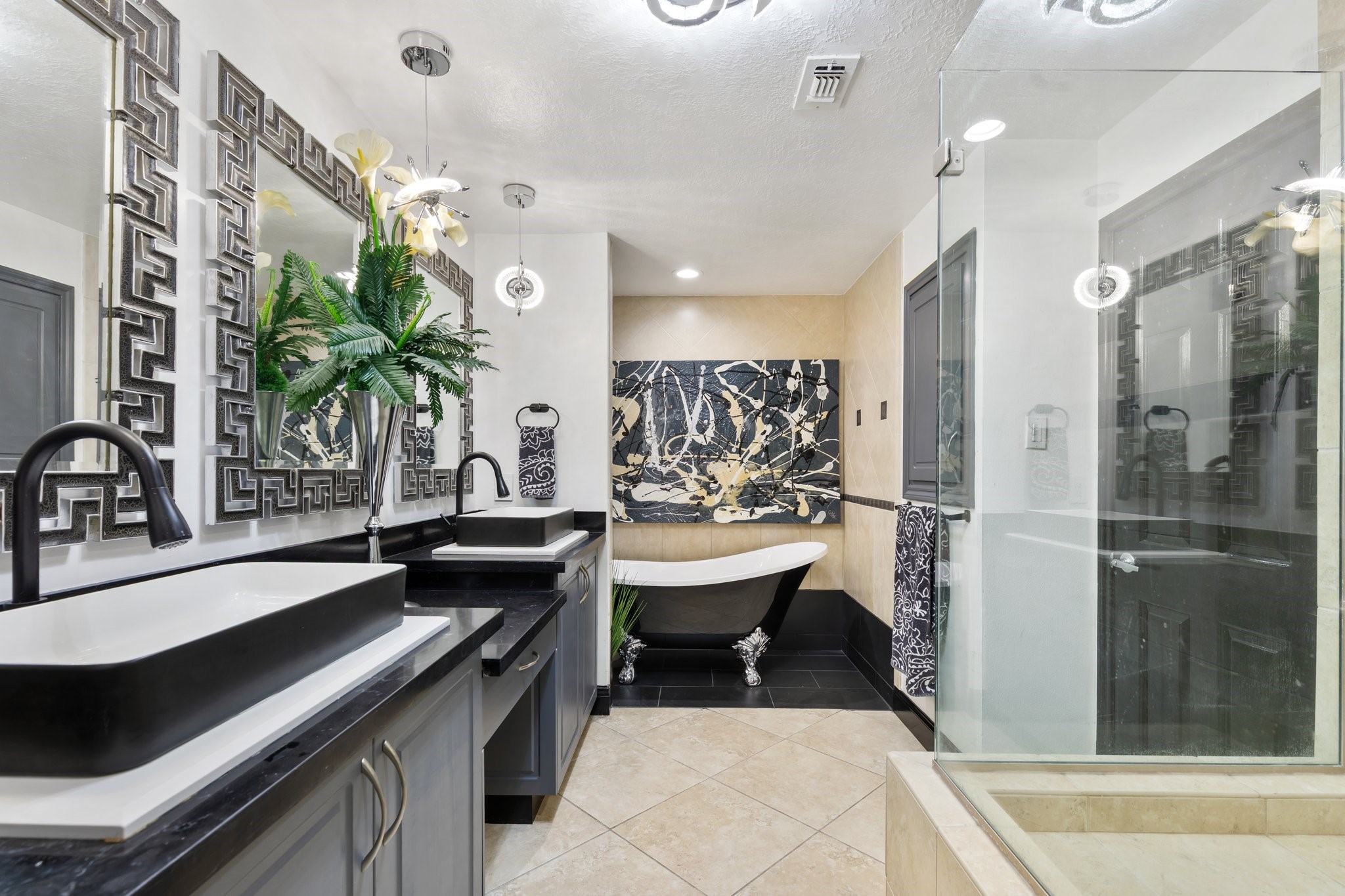 3350 McCue Road, Unit 2404 Houston, TX 77056 - Photo 32 of 49 a kitchen with a sink and refrigerator