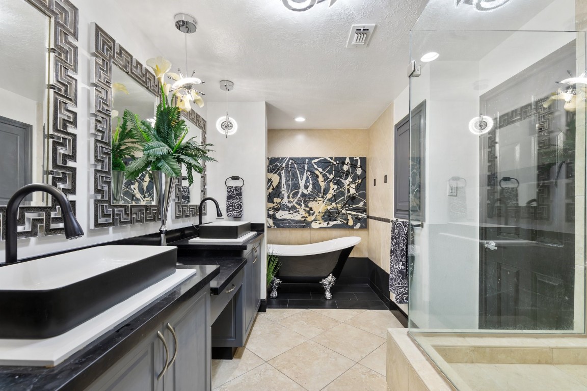 3350 McCue Road, Unit 2404 Houston, TX 77056 - Photo 32 of 49 a kitchen with a sink and refrigerator