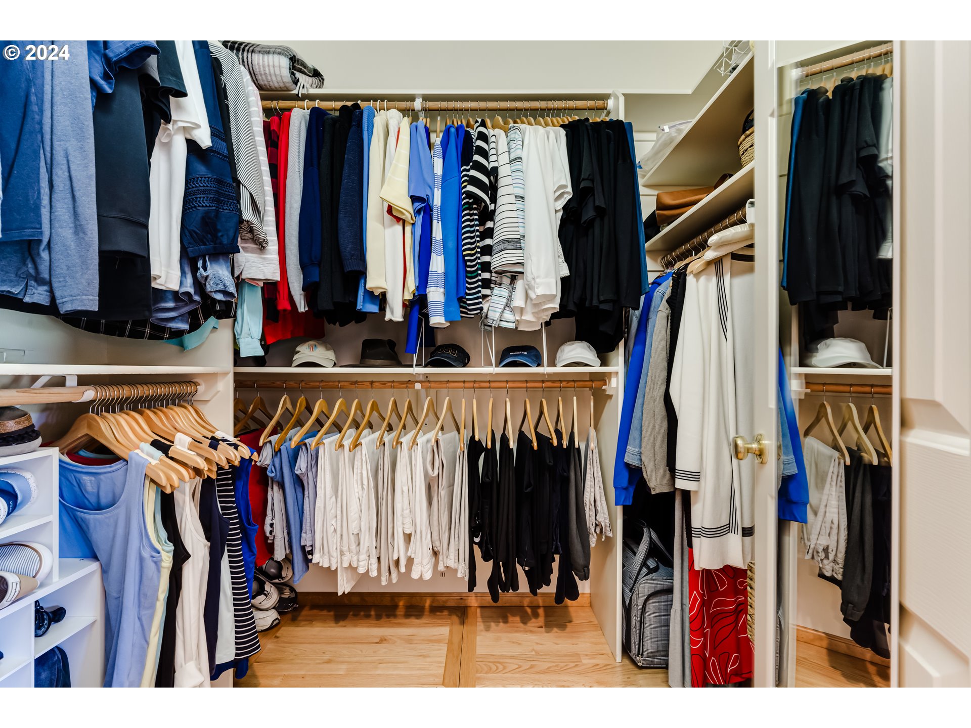 999 Old Orchard Lane Springfield, OR 97477 - Photo 17 of 34 a view of walk in closet with clothes and shoes