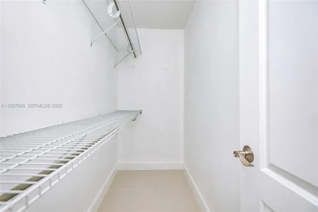 a view of walk in closet