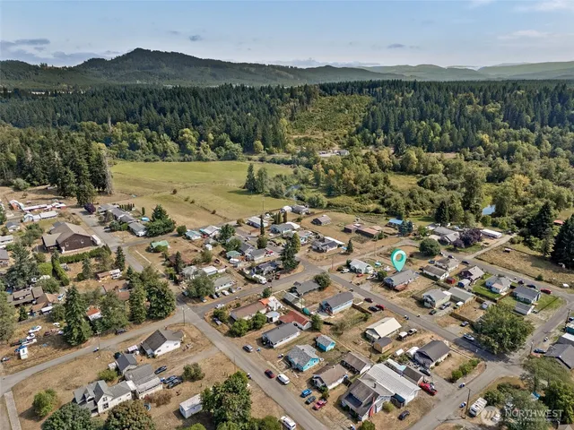 a view of lake with mountain