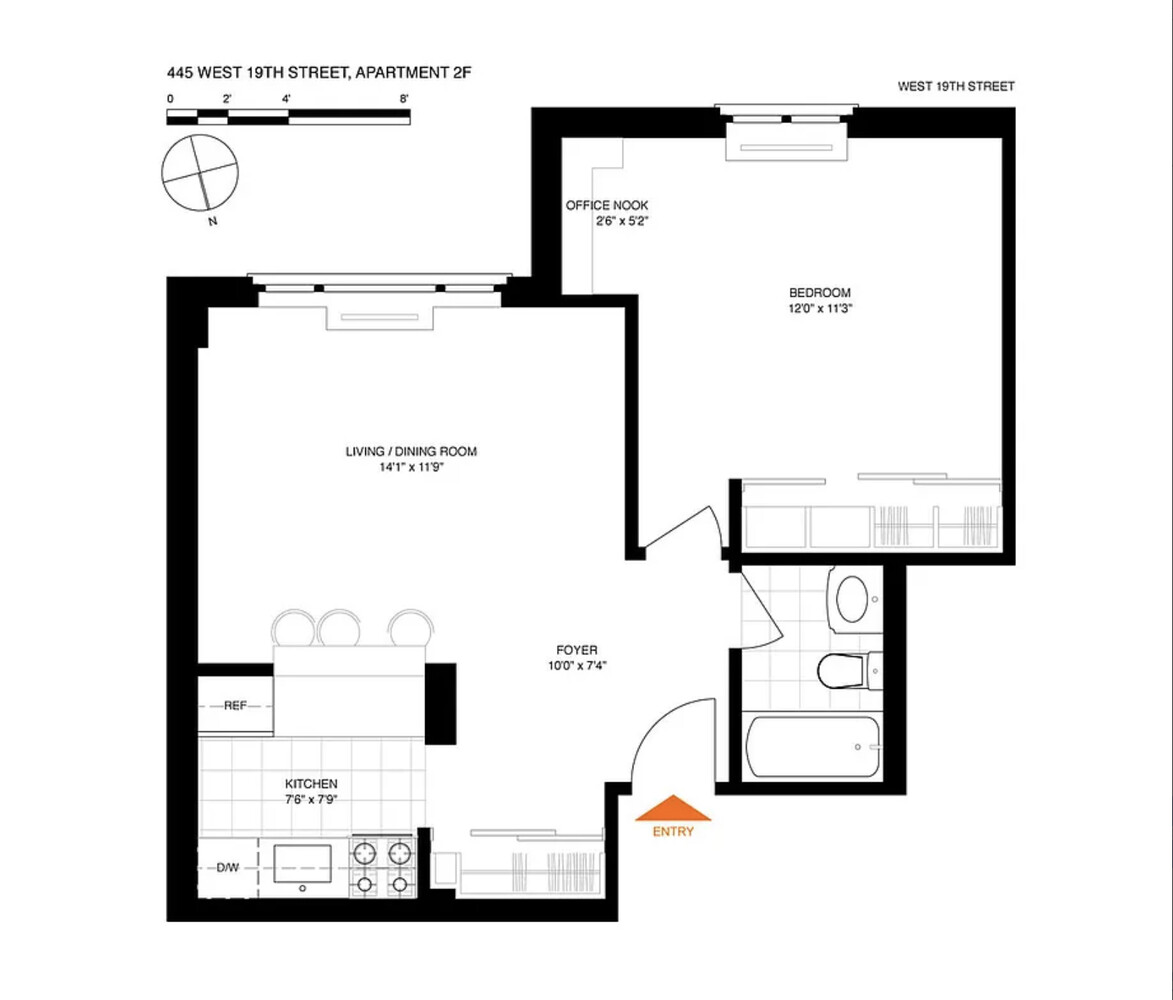 445 West 19th Street, Unit 2F Manhattan, NY 10011 - Photo 6 of 12