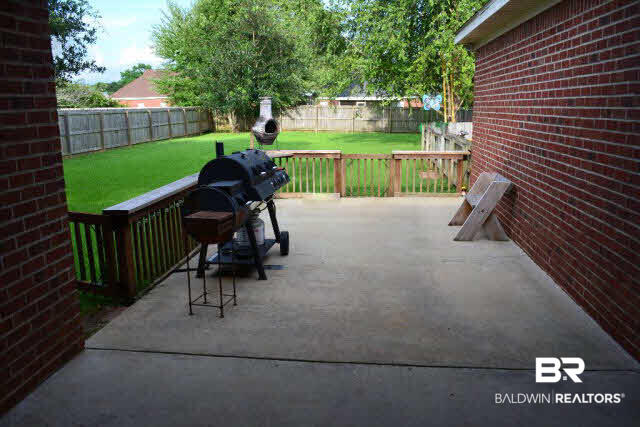 2505 Field Brook Drive Mobile, AL 36695 - Photo 18 of 19 Patio, partially covered.