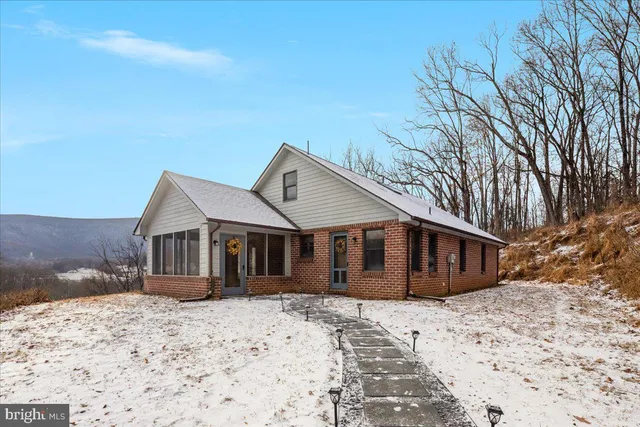 a view of a fireplace