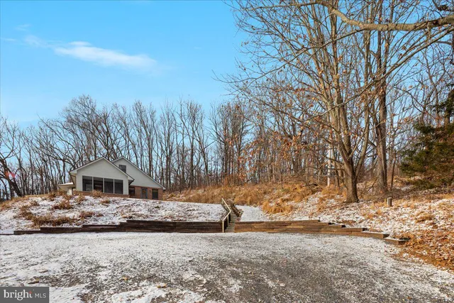 a view of city and mountain