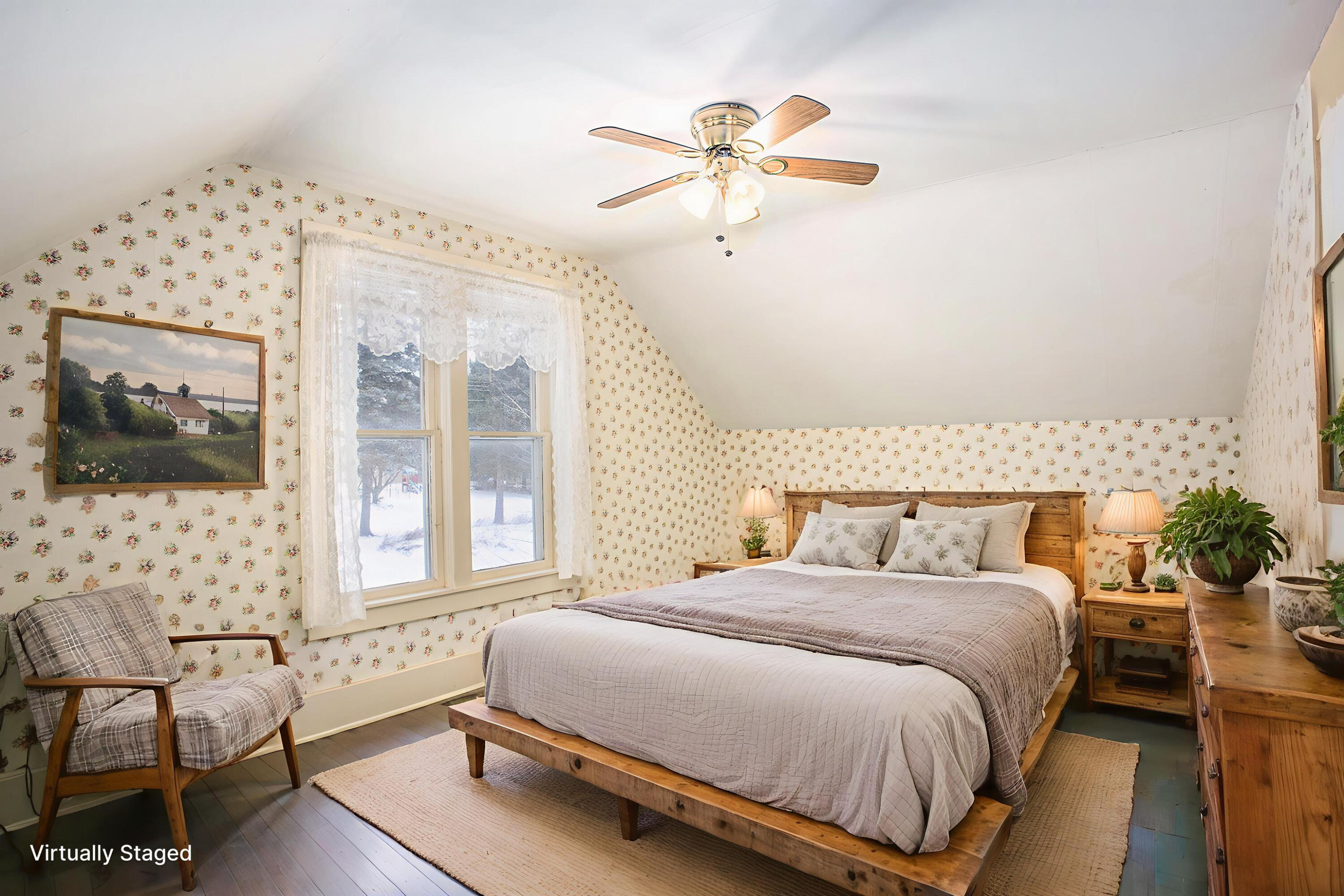 1529 West Hansen Road Scottville, MI 49454 - Photo 29 of 54 Bedroom 2 - Upper