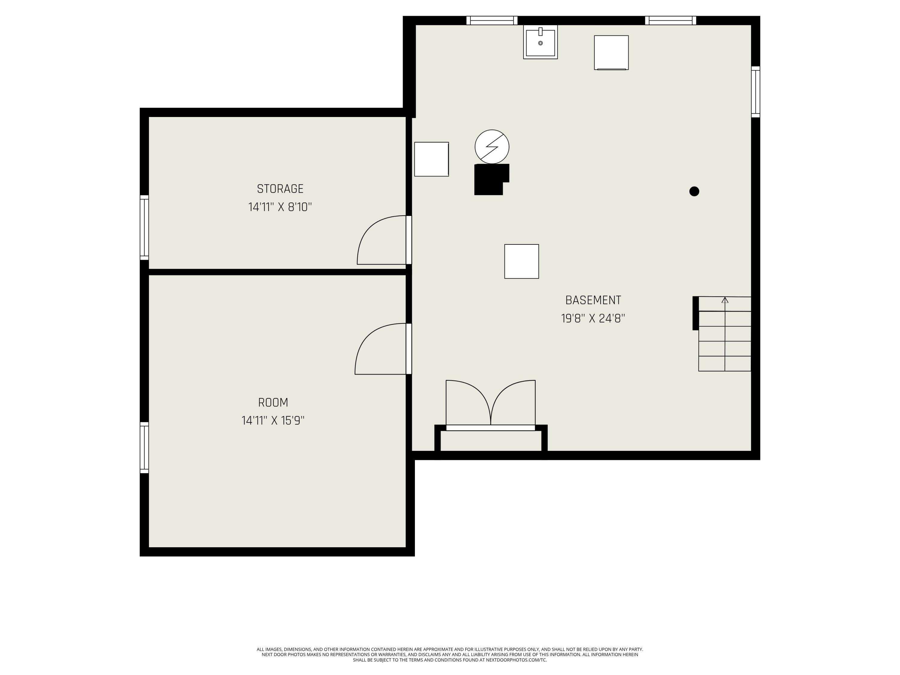 1529 West Hansen Road Scottville, MI 49454 - Photo 54 of 54 Floor Plan - Basement