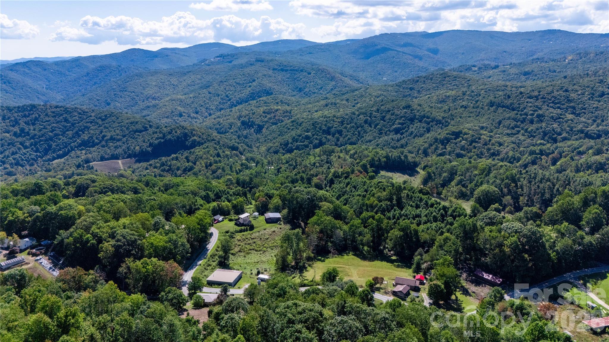 580 Russ Norris Heaton Road Elk Park, NC 28622 - Photo 5 of 42 an aerial view of a house with mountain view
