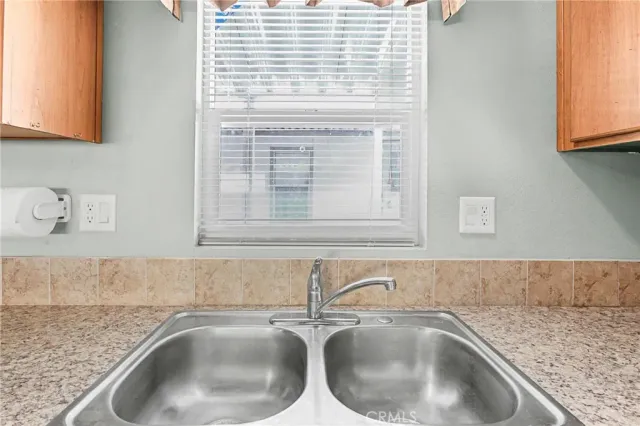 a close view of sink and tap