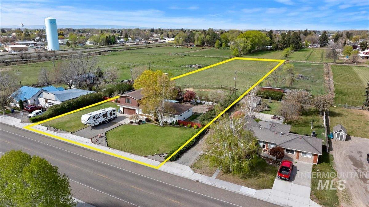 1301 A Street Rupert, ID 83350 - Photo 37 of 45 View of rural area featuring property boundaries highlighted