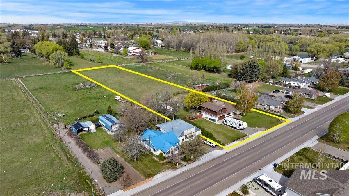 1301 A Street Rupert, ID 83350 - Photo 39 of 45 View of rural area with property boundaries highlighted and nearby suburban area