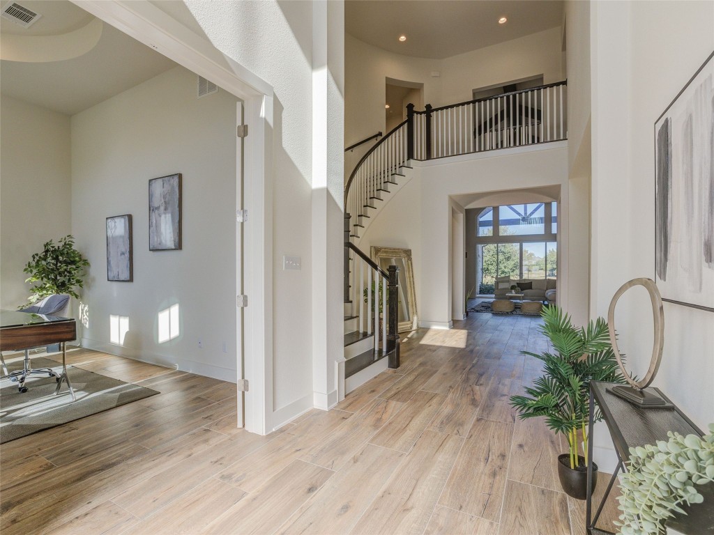 345 Two Creeks Lane Austin, TX 78737 - Photo 3 of 40 a view of entryway with livingroom and furniture