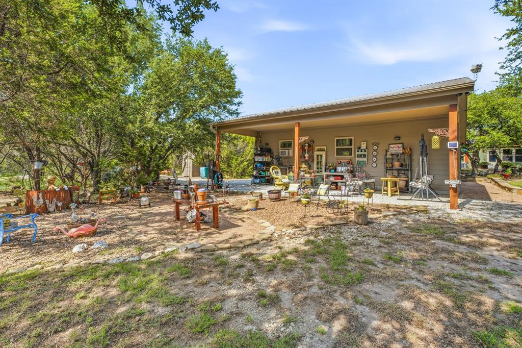 805 Anglers Ridge Bluff Dale, TX 76433 - Photo 33 of 40 Covered Patio on the back of the Workshop