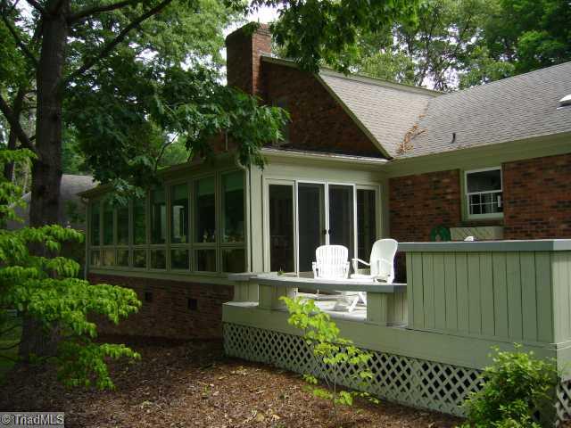 4500 Oakcliffe Road Greensboro, NC 27406 - Photo 2 of 11 Exterior Back. Great deck!